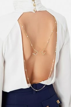 Elisabetta Franchi Longsleeve Shirts Shirts White