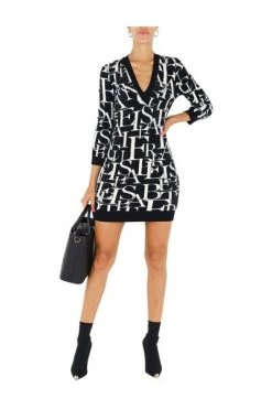 Elisabetta Franchi Casual Jurken Dress Black