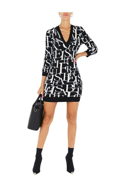 Elisabetta Franchi Casual Jurken Dress Black 1 Elisabetta Franchi Casual Jurken Dress Black