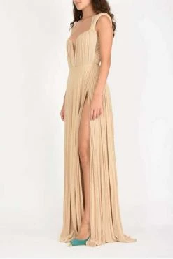 Elisabetta Franchi Maxi Jurken Maxi Dresses Yellow -Elisabetta Franchi Winkel b7af8a275cf95ffa81e595c6e6ef5832