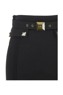 Elisabetta Franchi Kokerrokken Pencil Skirt Black