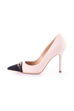 Pumps Elisabetta Franchi With Heel Beige