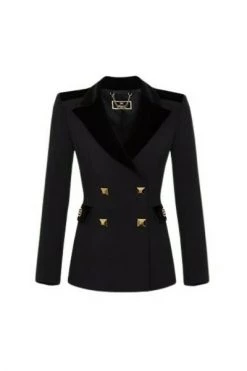 Elisabetta Franchi Blazers Jackets Black
