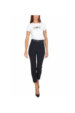 Elisabetta Franchi Pantalons Trousers Black
