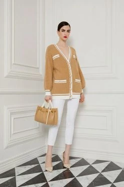 Elisabetta Franchi Vesten Cardigans Brown -Elisabetta Franchi Winkel b83d096d860608592b0e0767e22292f0