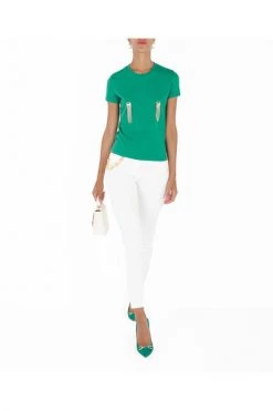 Elisabetta Franchi Skinny Jeans Trousers White -Elisabetta Franchi Winkel b8915099c60f34044236ba5fd7dbabba