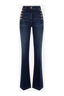 Flared Jeans Elisabetta Franchi Jeans Denim Blue