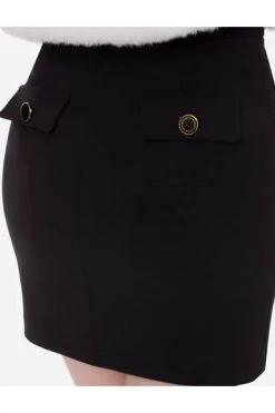 Elisabetta Franchi Korte Rokken Short Skirts Black