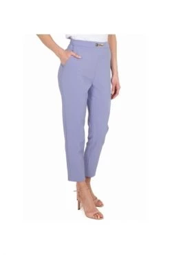 Elisabetta Franchi Broeken Casual Trousers Purple -Elisabetta Franchi Winkel b90e97cf44193437c80e115bb08c0243