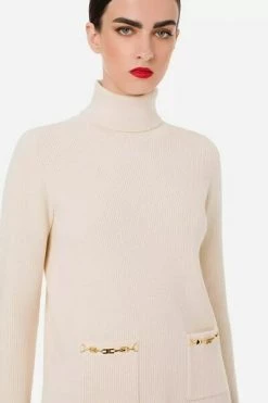 Elisabetta Franchi Coltruien Turtlenecks Beige -Elisabetta Franchi Winkel b98949860c0b029b6f062e0be1b696a9