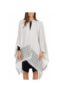 Elisabetta Franchi Poncho's Cape Gray -Elisabetta Franchi Winkel b98bd9bedd54d25407cdb7d22799dc19