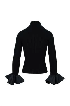 Elisabetta Franchi Coltruien Tricot Jersey Black