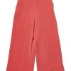 Elisabetta Franchi Wijde Broeken Trousers Red