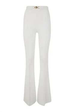 Elisabetta Franchi Flared Jeans Shoulder Bags Black