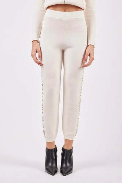 Elisabetta Franchi Sweatpants White 2 Elisabetta Franchi Sweatpants White - Afbeelding 2