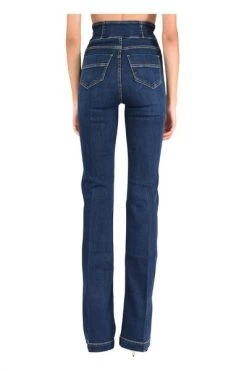 Elisabetta Franchi Straight Jeans Jeans Blue
