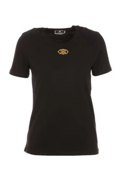 Elisabetta Franchi T-shirts T-SHIRT Black