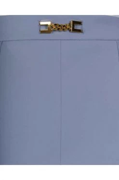 Elisabetta Franchi Pantalons Tapered Trousers Purple