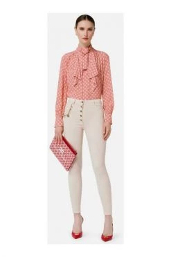 Elisabetta Franchi Skinny Jeans JEANS Beige -Elisabetta Franchi Winkel bbded2c139c0be18fcd46f901ae2f887