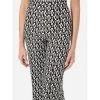 Elisabetta Franchi Wijde Broeken Wide Trousers Black