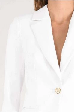 Elisabetta Franchi Business Blazers Blazer White -Elisabetta Franchi Winkel bc90430c7918054ffac532a5f021a423