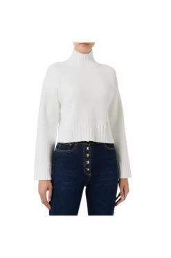 Elisabetta Franchi Coltruien TURTLENECK White