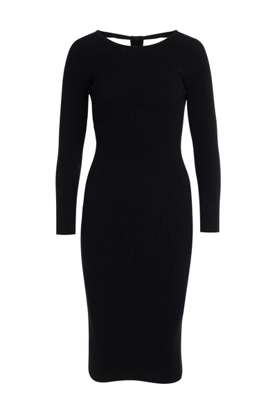 Elisabetta Franchi Casual Jurken Dress Black 2 Elisabetta Franchi Casual Jurken Dress Black - Afbeelding 2