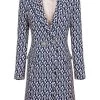 Elisabetta Franchi Casual Jurken Dress Blue
