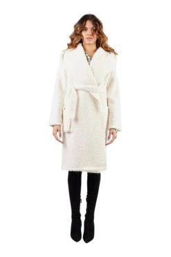 Elisabetta Franchi Trenchcoats & Mantels Belted Coats White -Elisabetta Franchi Winkel bd5d42c4d70bdb869df75cb5119d4b97