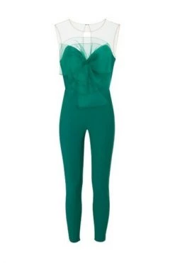 Elisabetta Franchi Jumpsuits & Tuinbroeken Jumpsuits Green