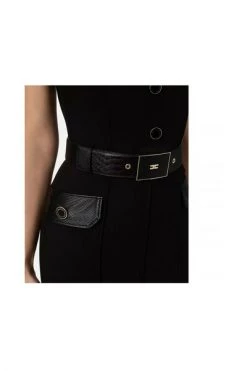 Elisabetta Franchi Casual Jurken Day Dresses Black