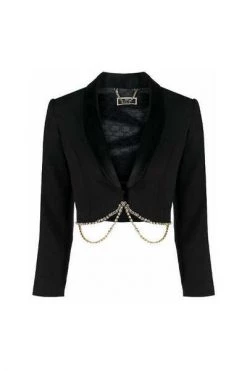 Elisabetta Franchi Blazers Black