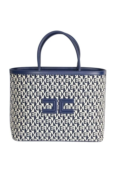 Elisabetta Franchi Handtassen Handbags Blue 3 Elisabetta Franchi Handtassen Handbags Blue - Afbeelding 3