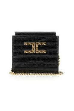 Schoudertassen ELISABETTA FRANCHI BLACK Black -Elisabetta Franchi Winkel bf7044965ad5ffa97a9a2df776e30ee1