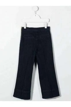 Elisabetta Franchi Lange Broeken Trousers Black