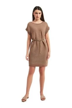 Elisabetta Franchi Casual Jurken Dress Beige -Elisabetta Franchi Winkel bfa3cc402303039d11280391259b6fa0
