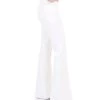Elisabetta Franchi Wijde Broeken Trousers White