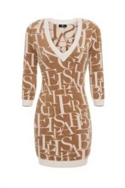 Elisabetta Franchi Casual Jurken Dresses Brown -Elisabetta Franchi Winkel c0b175e10e2114818705e0eedab1c34e