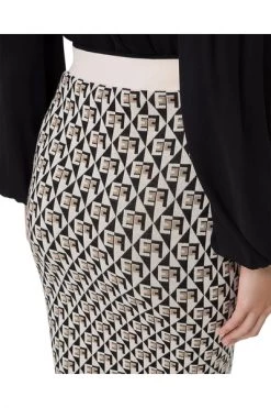 Elisabetta Franchi Maxi Rokken Skirt Black
