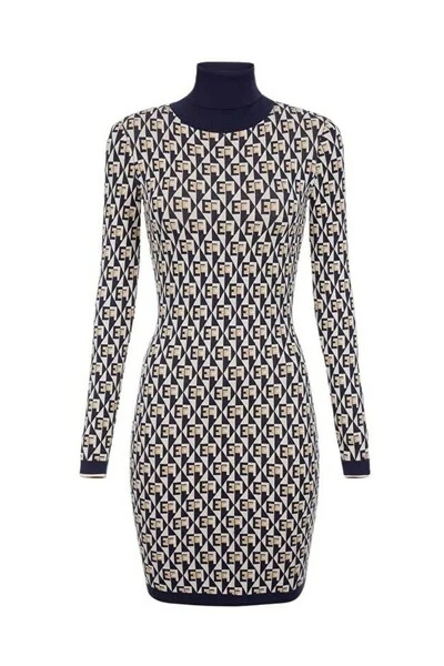 Elisabetta Franchi Casual Jurken Knitted Dresses Black 4 Elisabetta Franchi Casual Jurken Knitted Dresses Black - Afbeelding 4