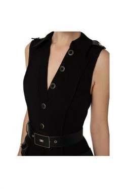 Elisabetta Franchi Casual Jurken Day Dresses Black -Elisabetta Franchi Winkel c199e9cb244981eeb747732a8f111bb1