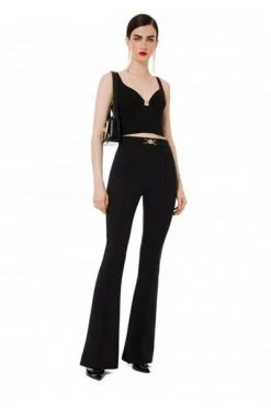 Elisabetta Franchi Pantalons Pantalon Black -Elisabetta Franchi Winkel c1fc37b6fd9c270a33e12c09e2090af3