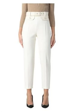 Elisabetta Franchi Chino's Chinos White