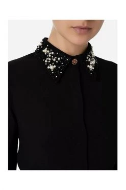 Elisabetta Franchi Longsleeve Shirts Shirts Black -Elisabetta Franchi Winkel c2e21df17624e0d5c62aae27e6d6ceb7