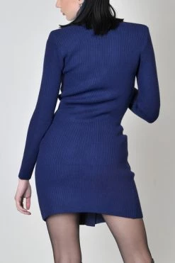 Elisabetta Franchi Casual Jurken Knitted Dresses Blue -Elisabetta Franchi Winkel c37a2f06c1801414013c8648e3a883ba