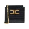Elisabetta Franchi Schoudertassen Shoulder Bags Black