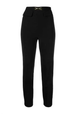 Elisabetta Franchi Pantalons Slim-fit Trousers Black -Elisabetta Franchi Winkel c3b74931550b0e47a383e35a85a07b4d