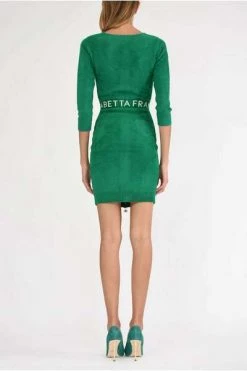 Elisabetta Franchi Casual Jurken Dresses Green -Elisabetta Franchi Winkel c42091cfe72c1ab20a366e8dd2341cd1