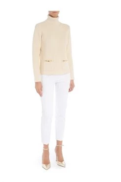 Elisabetta Franchi Coltruien Turtlenecks Beige