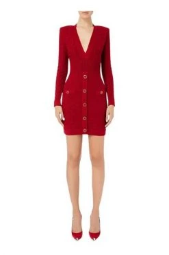 Elisabetta Franchi Casual Jurken Short Dresses Red